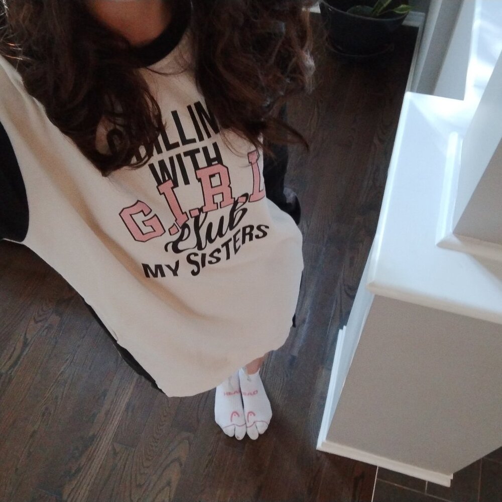 Oversized Girl Primigi "Hanging With the Girls Club" Sweat top